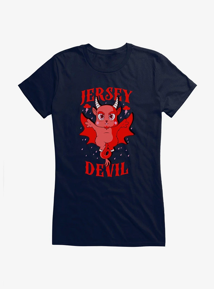 Hot Topic Chibi Cryptids Jersey Devil Girls T-Shirt