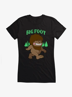 Hot Topic Chibi Cryptids Big Foot Girls T-Shirt