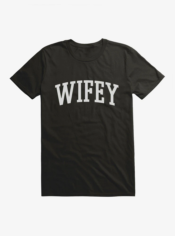 Hot Topic Collegiate Wifey T-Shirt