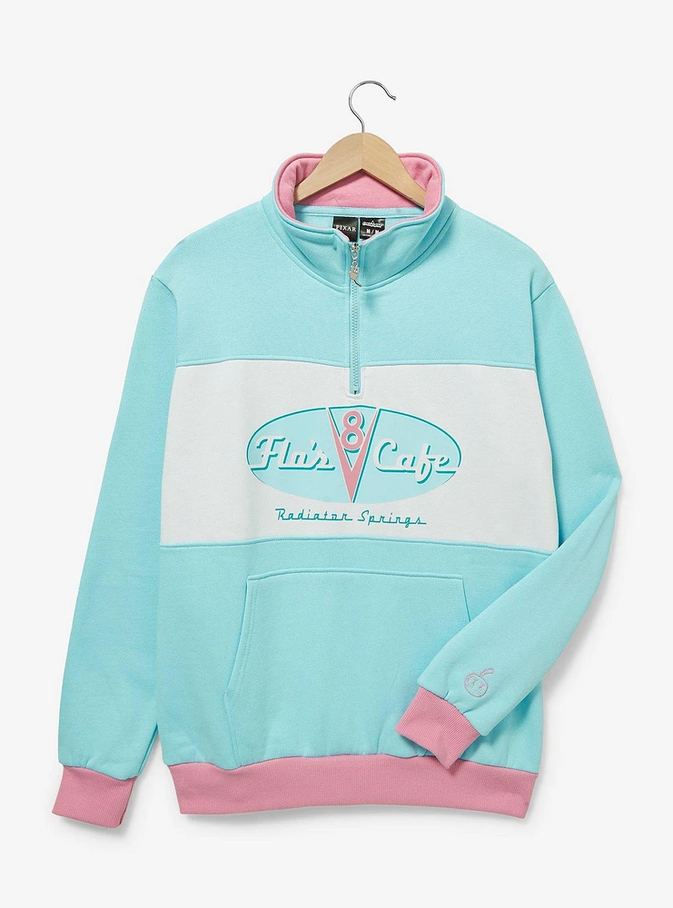 Cakeworthy Disney Pixar Cars Flo's Cafe Quarter Zip Sweatshirt