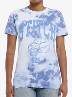 Disney Lilo & Stitch Varsity Tie-Dye Boyfriend Fit Girls T-Shirt