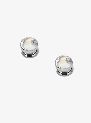 Steel Opalescent Celestial Plug 2 Pack