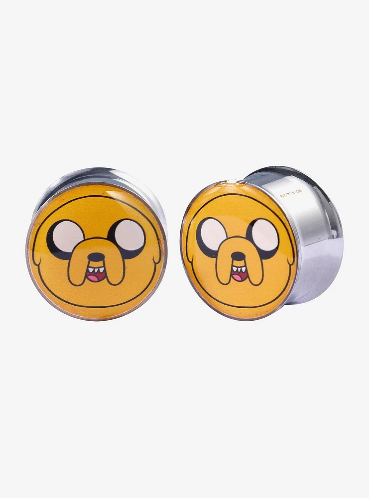 Steel Adventure Time Jake Face Plug 2 Pack