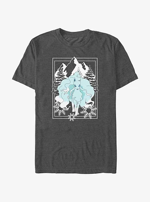 Pokemon Ninetales Winter Scene T-Shirt