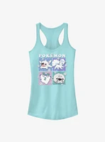 Pokemon Ice Blocks Girls Tank Top