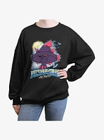 Pokemon Ghostly Mismagius Girls Oversized Sweatshirt