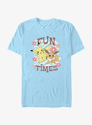 Pokemon Fun Times Pikachu & Eevee T-Shirt