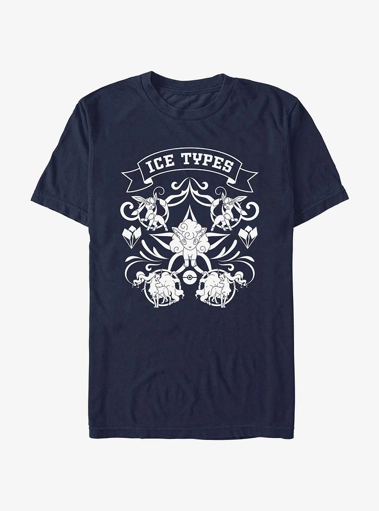 Pokemon Ice Type Winter T-Shirt