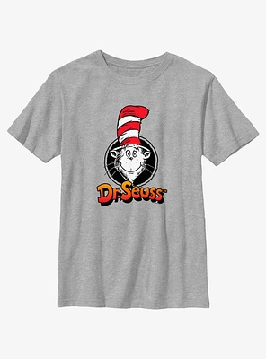 Dr. Seuss's Cat The Hat Circle Portrait Youth T-Shirt