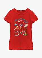 Dr. Seuss's Oh! The Places You'll Go Characters Youth Girls T-Shirt