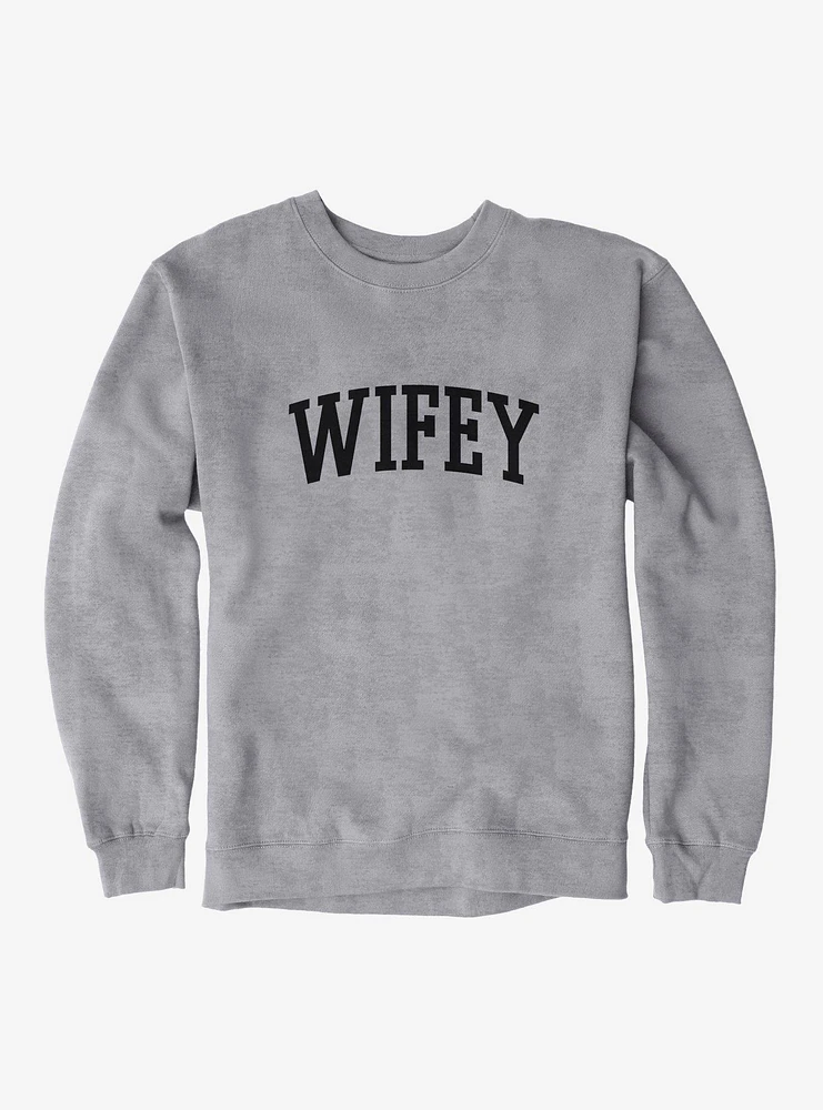 Hot Topic Collegiate Wifey Sweatshirt