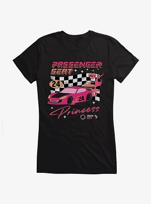 Passenger Seat Princess Girls T-Shirt