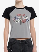 Nirvana Utero Girls Raglan Baby T-Shirt