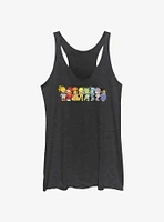 Rainbow Brite Line Up Girls Tank