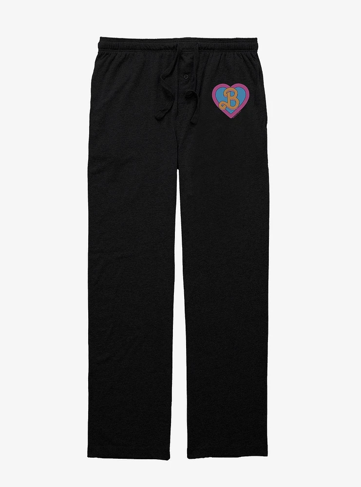 Barbie The Movie Heart Logo Pajama Pants