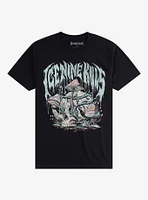 Ice Nine Kills Mushrooms Skull Boyfriend Fit Girls T-Shirt