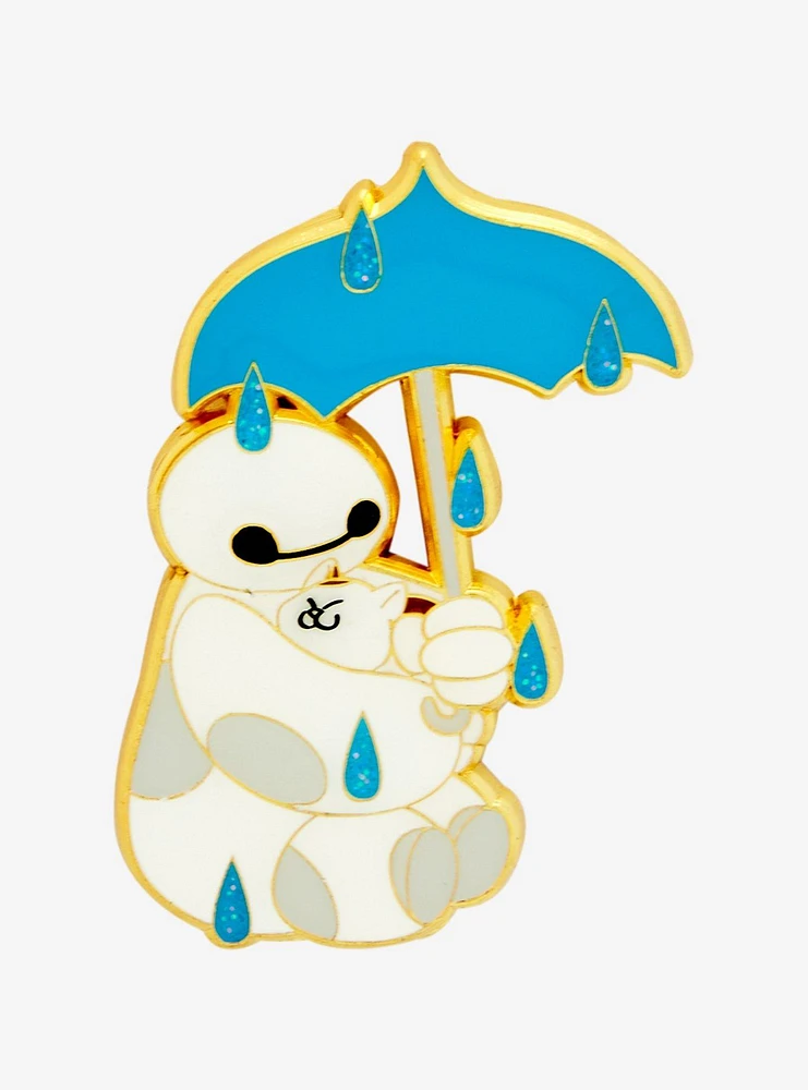 Loungefly Big Hero 6 Baymax & Mochi Rain Umbrella Enamel Pin — BoxLunch Exclusive