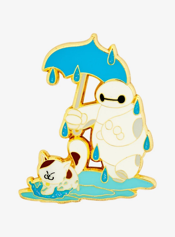 Loungefly Big Hero 6 Baymax & Mochi Rain Puddle Enamel Pin — BoxLunch Exclusive