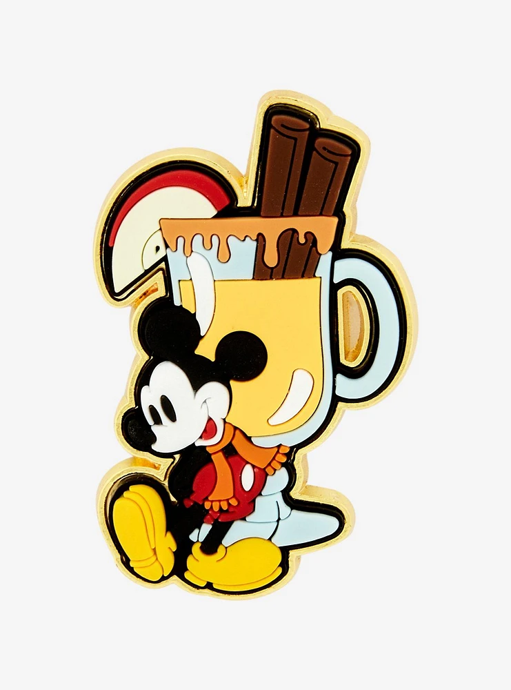 Loungefly Disney Mickey Mouse Apple Cider Cinnammon Scented Enamel Pin — BoxLunch Exclusive