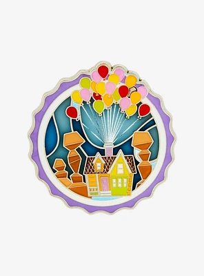 Loungefly Disney Pixar Up Balloon House Badge Enamel Pin - BoxLunch Exclusive