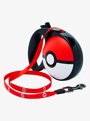 Pokémon Poké Ball Retractable Dog Leash