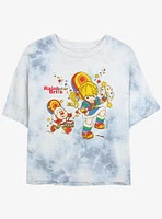 Rainbow Brite Parade Pals Girls Tie-Dye Crop T-Shirt