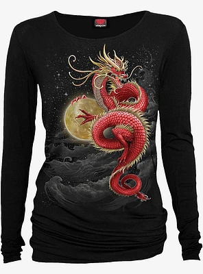 Spiral Shenlong Baggy Long Sleeve Top