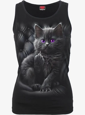 Spiral Cattitude Razor Back Tank Top