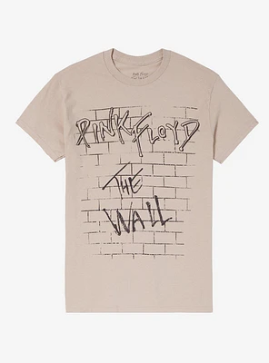 Pink Floyd The Wall Tan Boyfriend Fit Girls T-Shirt