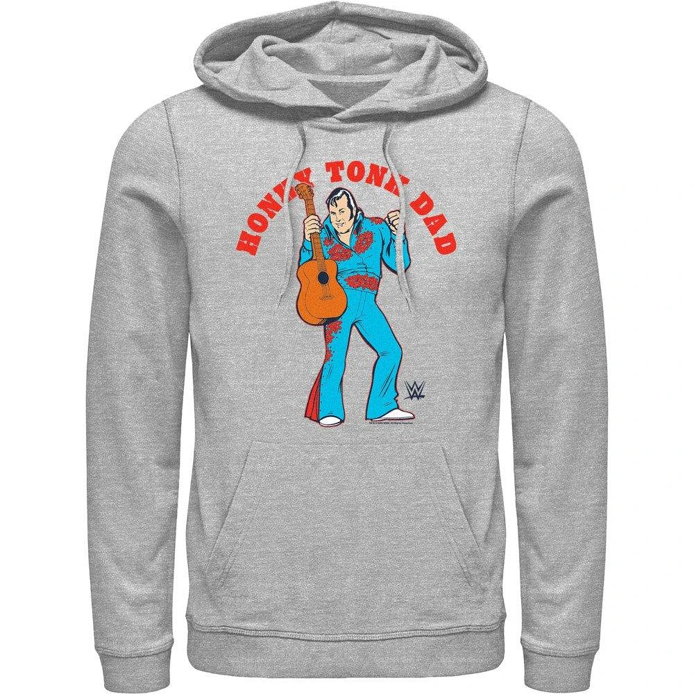 WWE Honky Tonk Dad Cartoon Portrait Hoodie