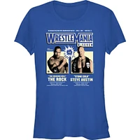 WWE WrestleMania X7 The Rock Vs Steve Austin Girls T-Shirt