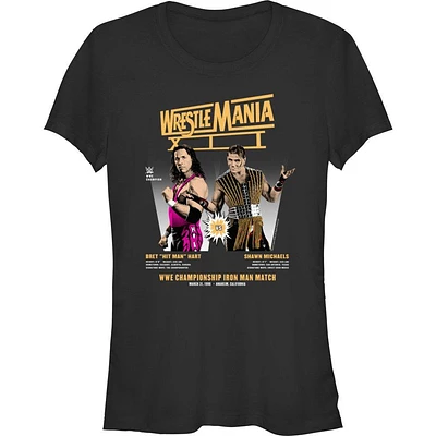 WWE WrestleMania XII Bret Hart Vs Shawn Michaels Girls T-Shirt