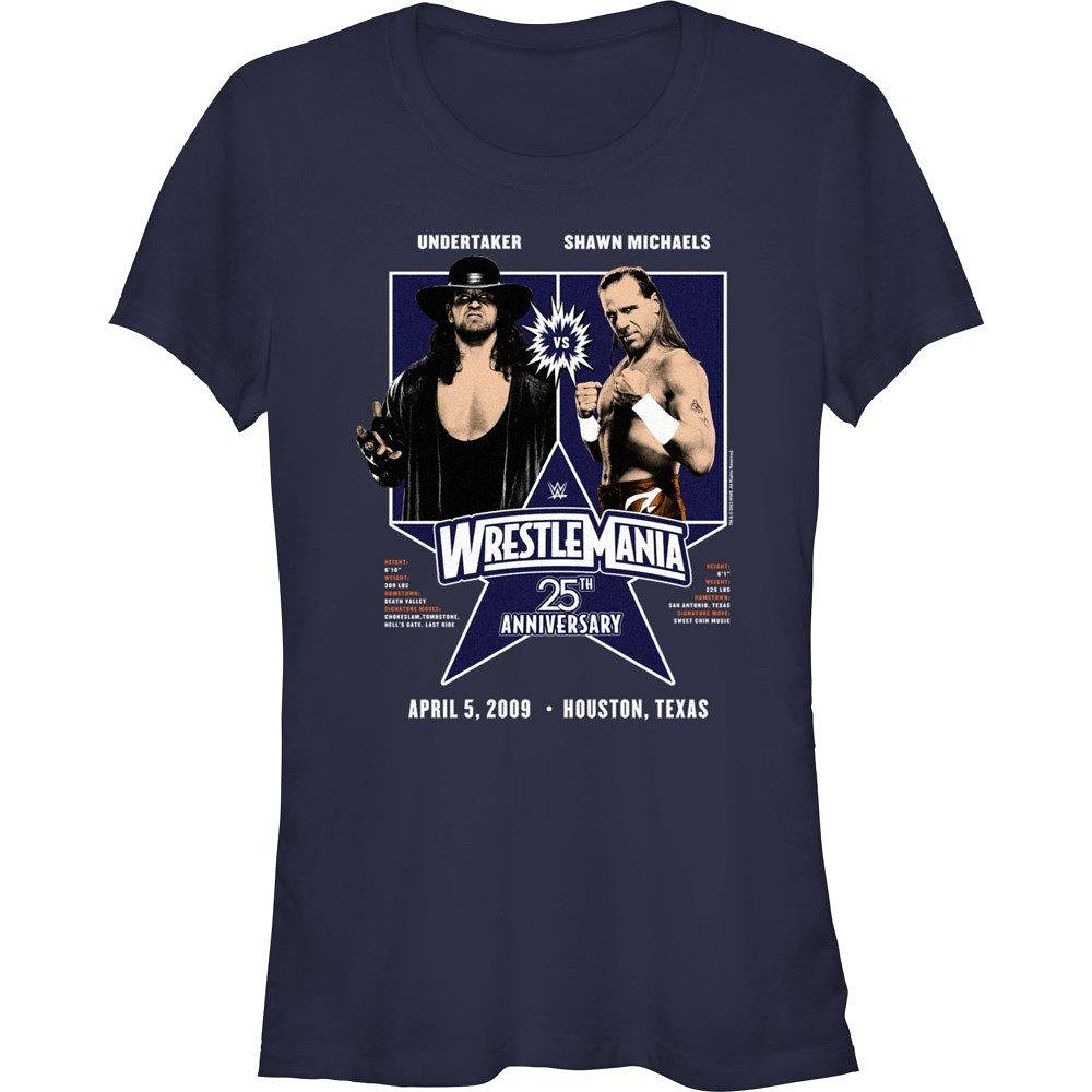 WWE WrestleMania 25 The Undertaker Vs Shawn Michaels Girls T-Shirt