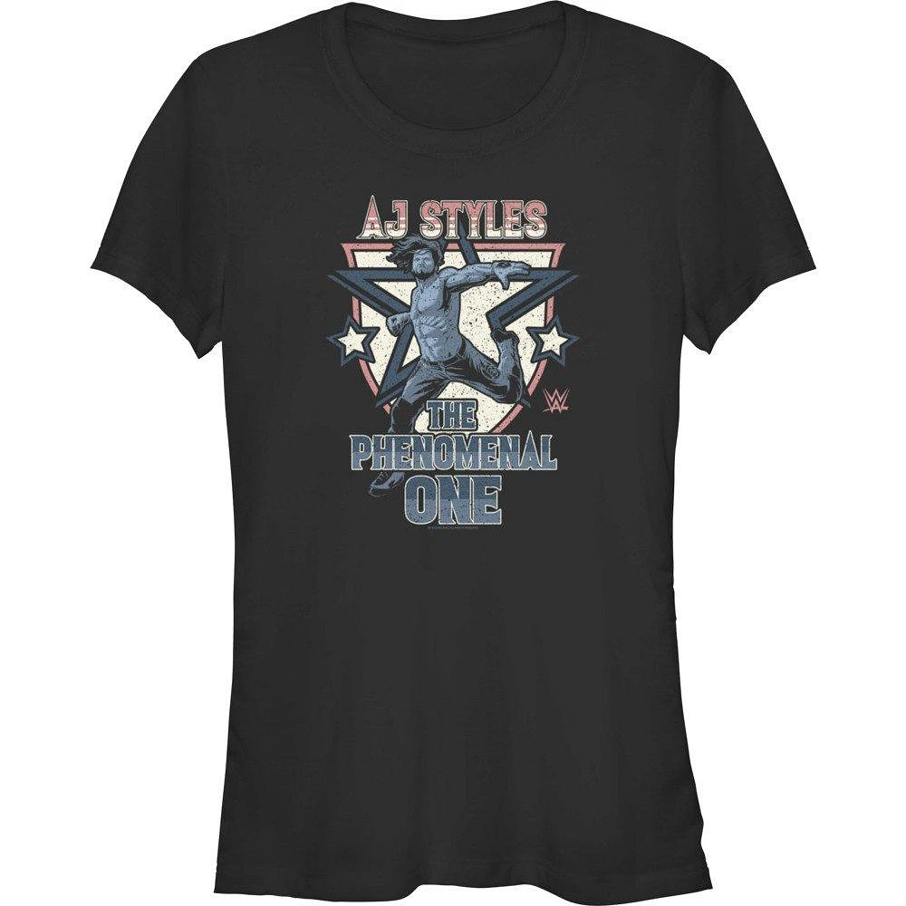 WWE AJ Styles The Phenomenal One Hero Girls T-Shirt