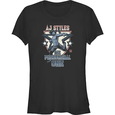 WWE AJ Styles The Phenomenal One Hero Girls T-Shirt