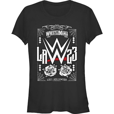 WWE WrestleMania 39 LA 23 Roses Girls T-Shirt