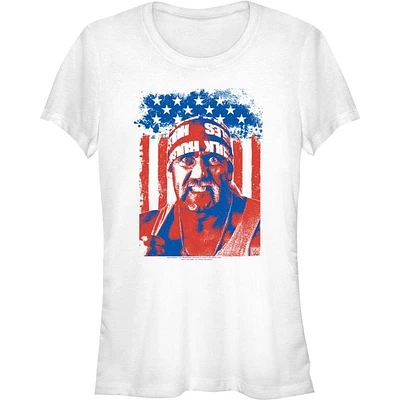 WWE Hulk Hogan Patriotic  Girls T-Shirt