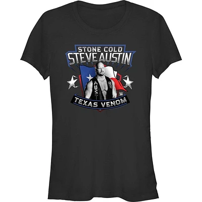 WWE Stone Cold Steve Austin Texas Venom Girls T-Shirt
