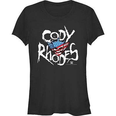 WWE Cody Rhodes Name Logo Girls T-Shirt