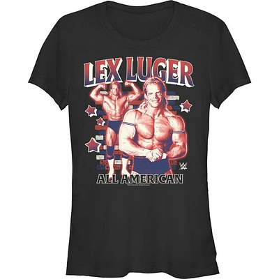WWE Lex Luger All American Pose Girls T-Shirt