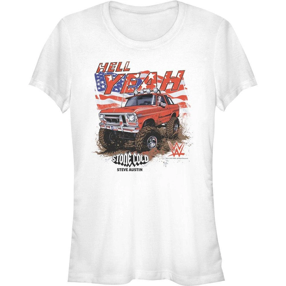 WWE Stone Cold Hell Yeah Truck Girls T-Shirt