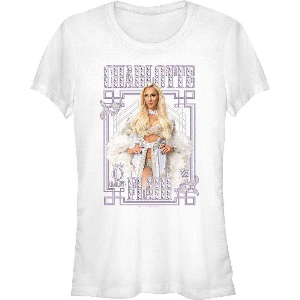 WWE Charlotte Flair Portrait Girls T-Shirt