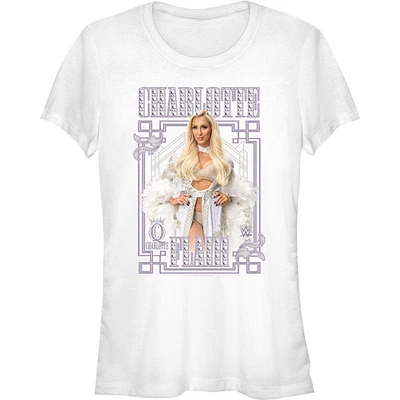 WWE Charlotte Flair Portrait Girls T-Shirt