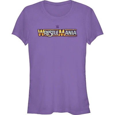 WWE WrestleMania Retro Logo Girls T-Shirt