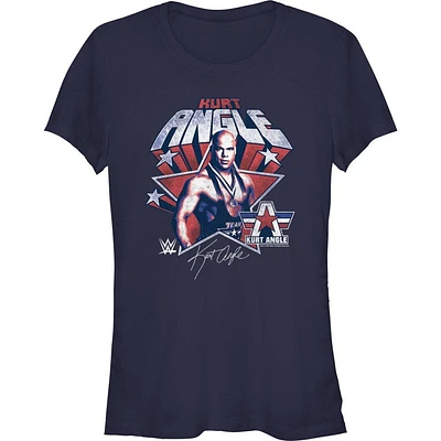 WWE Kurt Angle Star Icon Girls T-Shirt