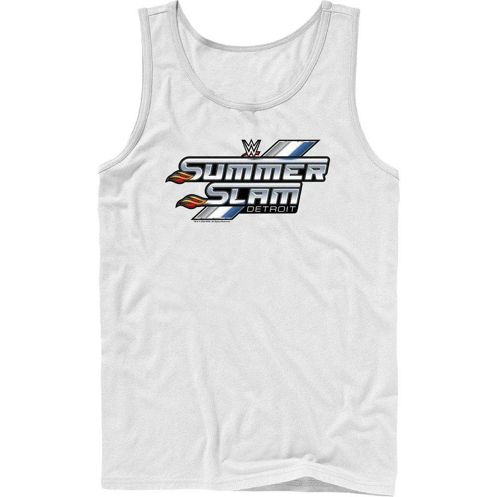 WWE Summerslam Detroit Outline Logo Tank