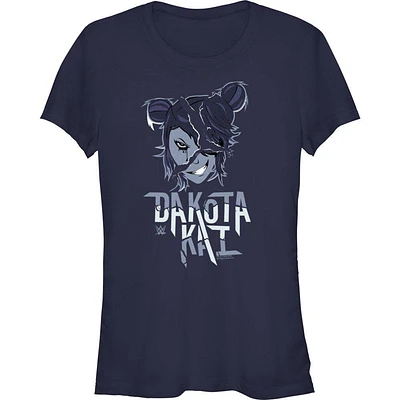 WWE Dakota Kai Cartoon Style Girls T-Shirt