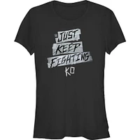 WWE Just Keep Fighting KO Girls T-Shirt