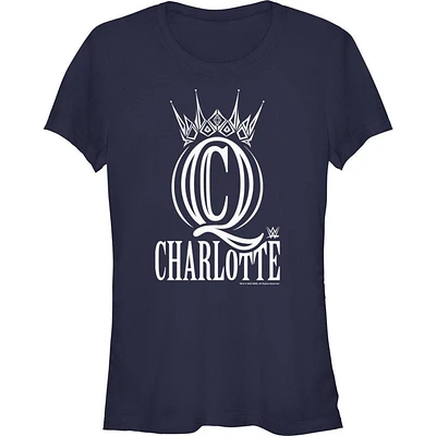 WWE Charlotte Flair Crown Logo Girls T-Shirt