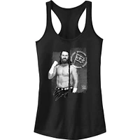 WWE Sami Zayn Portrait Logo Girls Tank